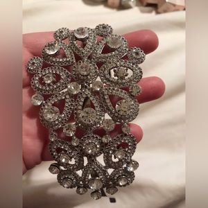 New Bridal crystal rhinestone floral headband